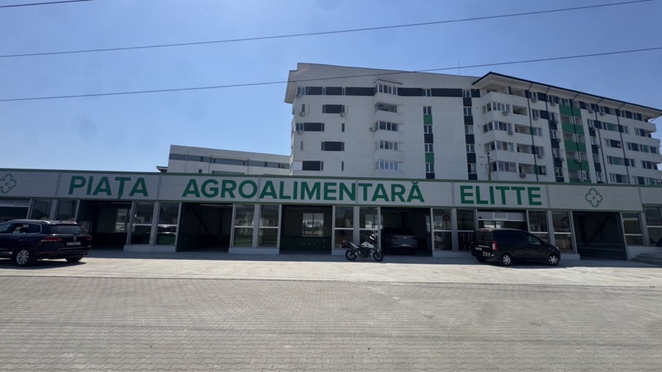Piața Elitte și împrejurimile din Chiajna, ca reper pentru localizare